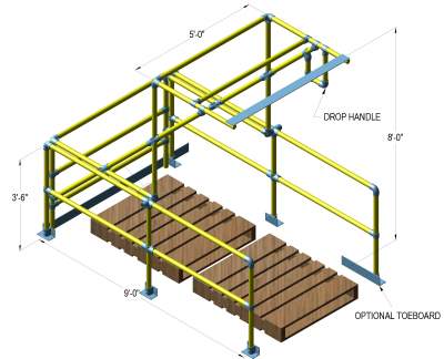 Kee Gate® Pallet | Puertas de seguridad para palés | Puertas de seguridad | Puerta para palés de doble profundidad