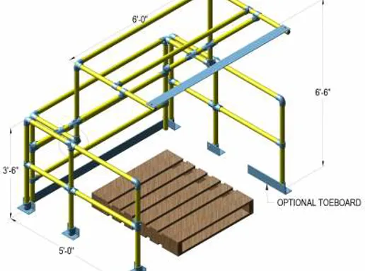 Kee Gate® Pallet | Puertas de seguridad para palés | Puertas de seguridad | Puerta para palés estándar