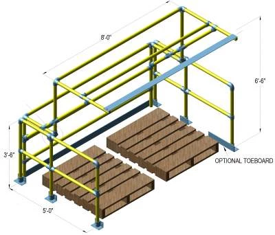 Kee Gate® Pallet | Puertas de seguridad para palés | Puertas de seguridad | Puerta para palés de doble anchura