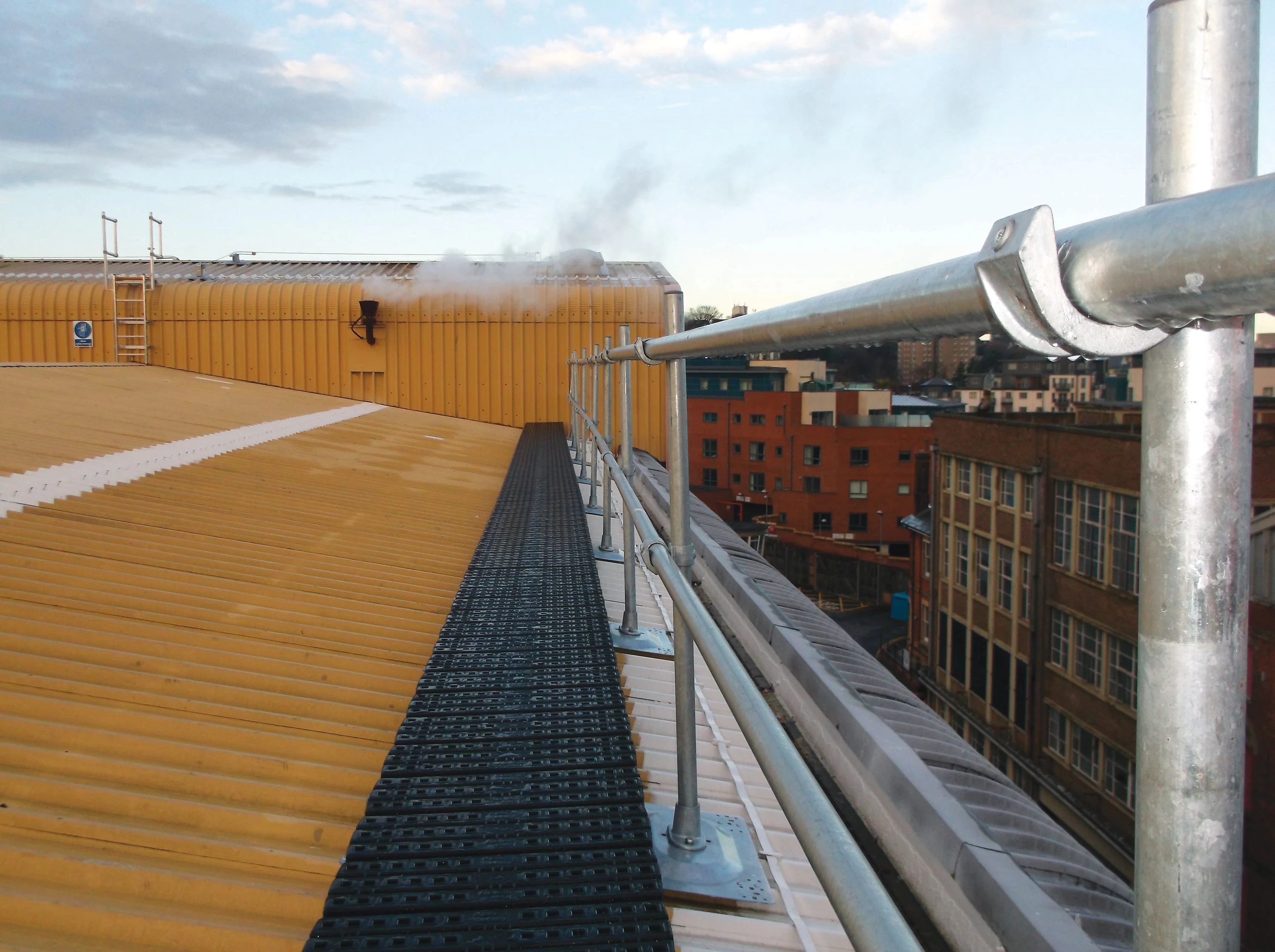 Rooftop Railings for Metal Roof